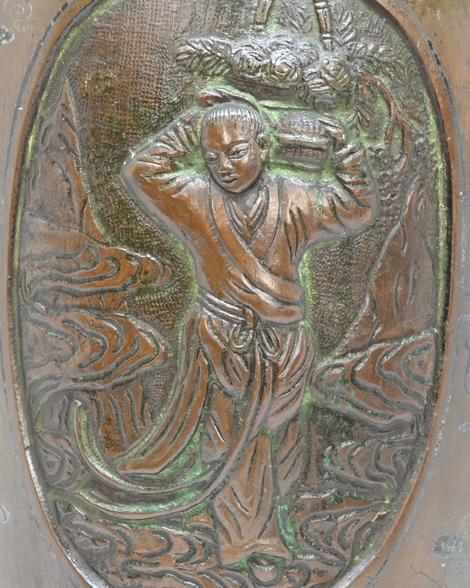 Vaso Giapponese Di Epoca Meiji - Giappone Fine XIX Secolo-photo-4